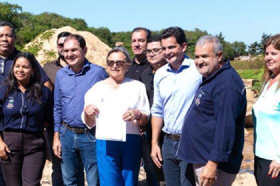 Guarnieri lidera visita técnica e lança obras do Lago Azul em Barra do Bugres