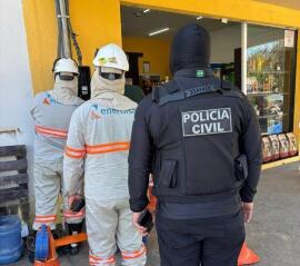 Dona de mercado e dono de distribuidora são presos por furto de energia em VG