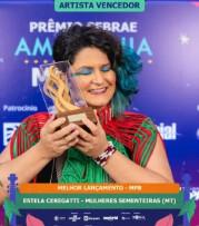 Cantora mato-grossense é premiada no Sebrae da música da Amazônia
