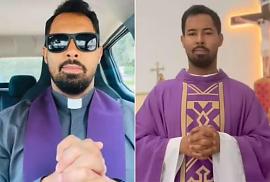 Padre flagrado com noiva se convida para casa de outra mulher; veja vídeo